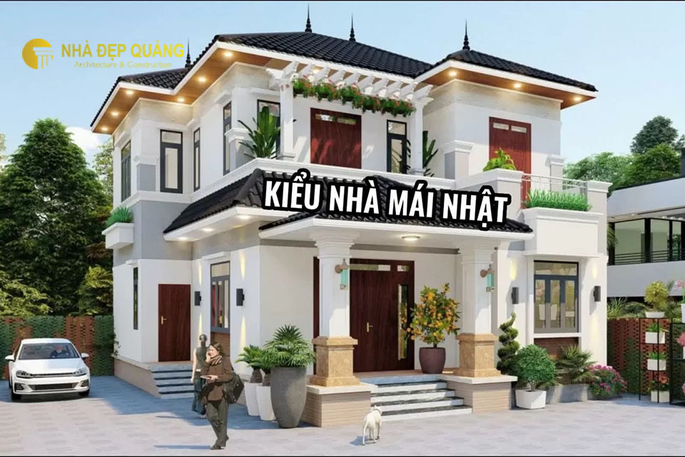 mẫu nhà mái nhật