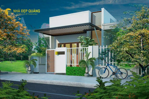 mẫu nhà ống 1 tầng nông thôn