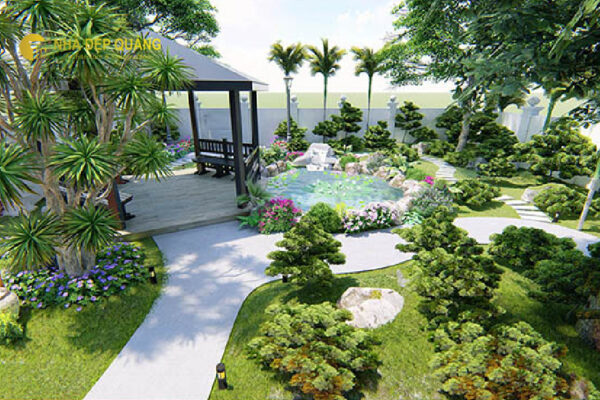 mẫu sân vườn biệt thự đẹp