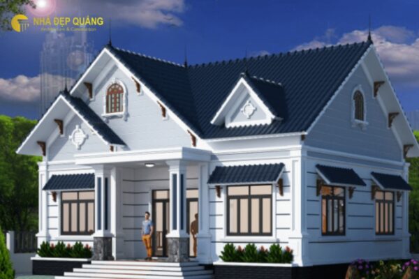 mẫu nhà mái thái 1 tầng