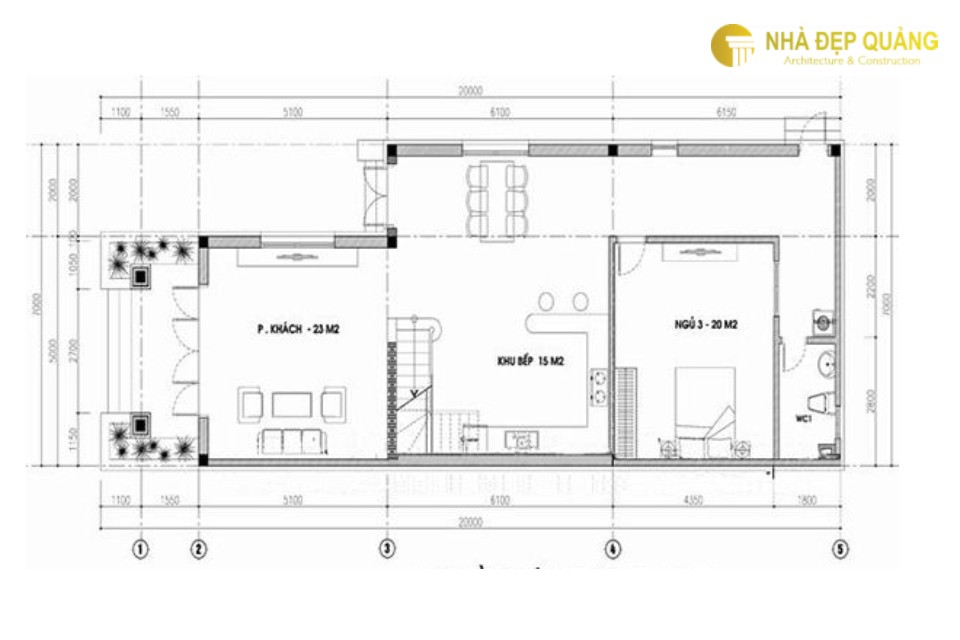 mẫu nhà vườn có gác lửng đẹp