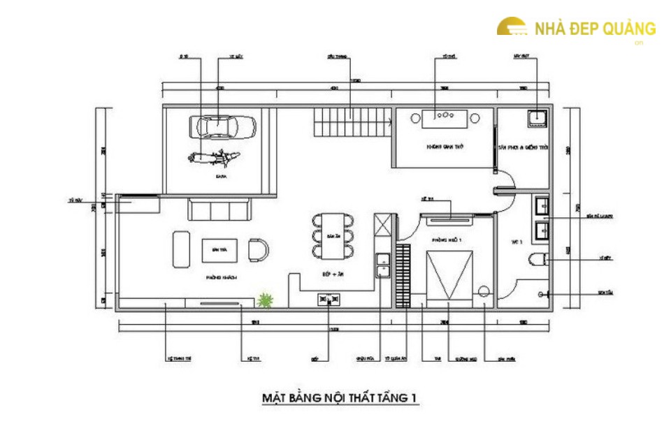 mẫu nhà vườn có gác lửng đẹp