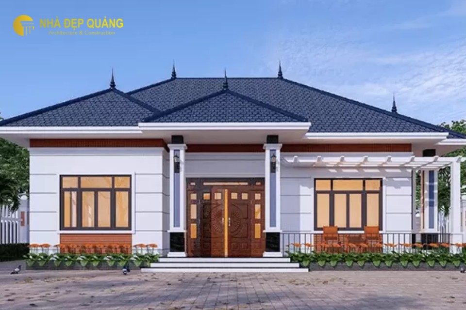 thiết kế nhà vườn cấp 4