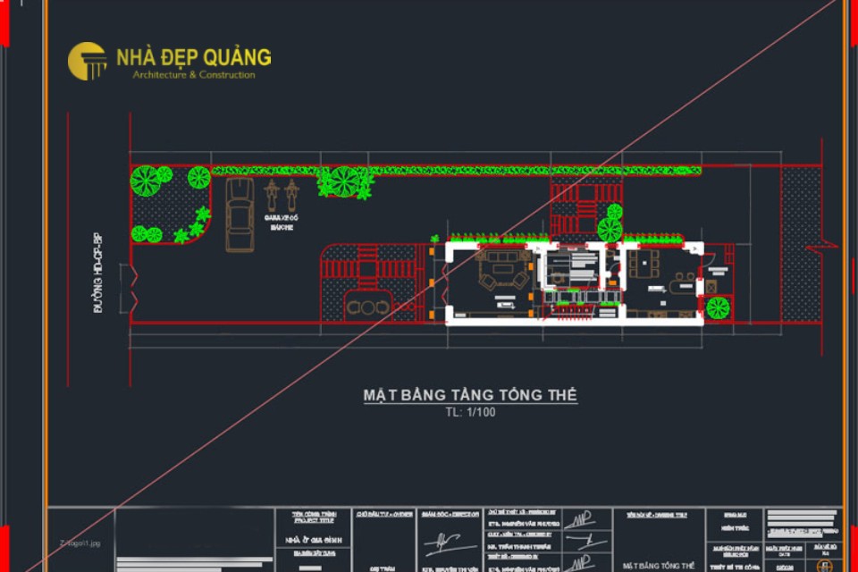 Bản vẽ cad mặt bằng tầng tổng thể nhà phố 4x16m 2 tầng