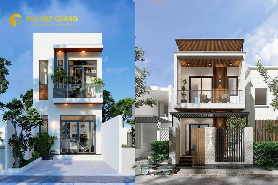 Mẫu nhà phố 2 tầng 5x15m có 3 phòng ngủ rộng rãi