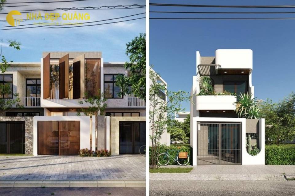 Mẫu nhà ống 2 tầng 5x15m đẹp ấn tượng