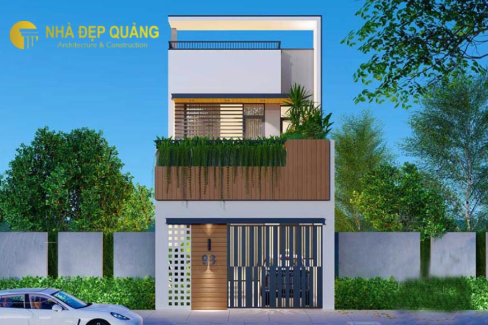 Nhà phố 2 tầng mặt tiền 6m