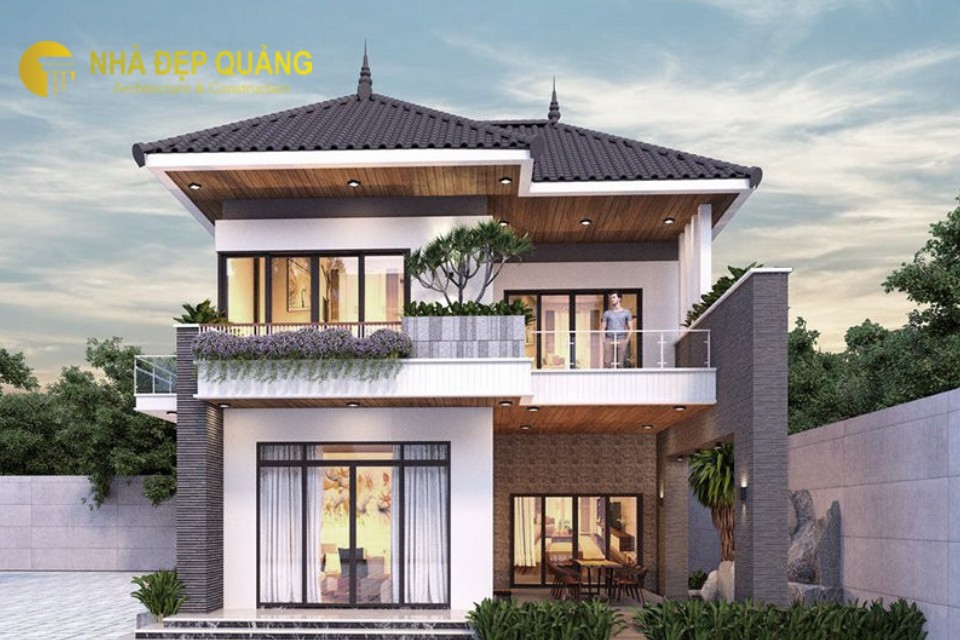 Nhà phố 2 tầng mặt tiền 7m