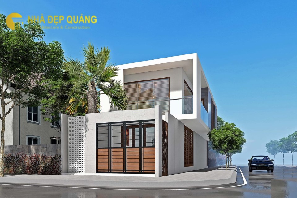 Nhà phố 2 tầng có gác lửng