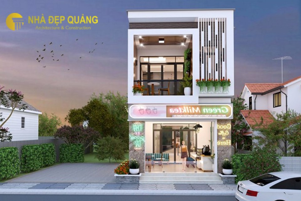 Nhà phố 2 tầng kết hợp kinh doanh