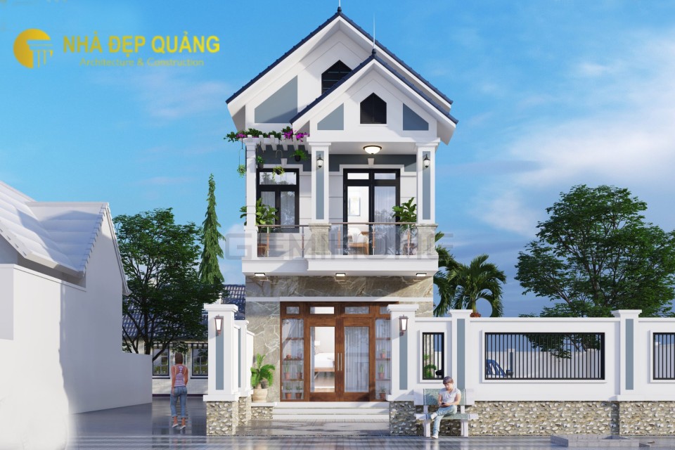 Nhà phố 2 tầng mái thái