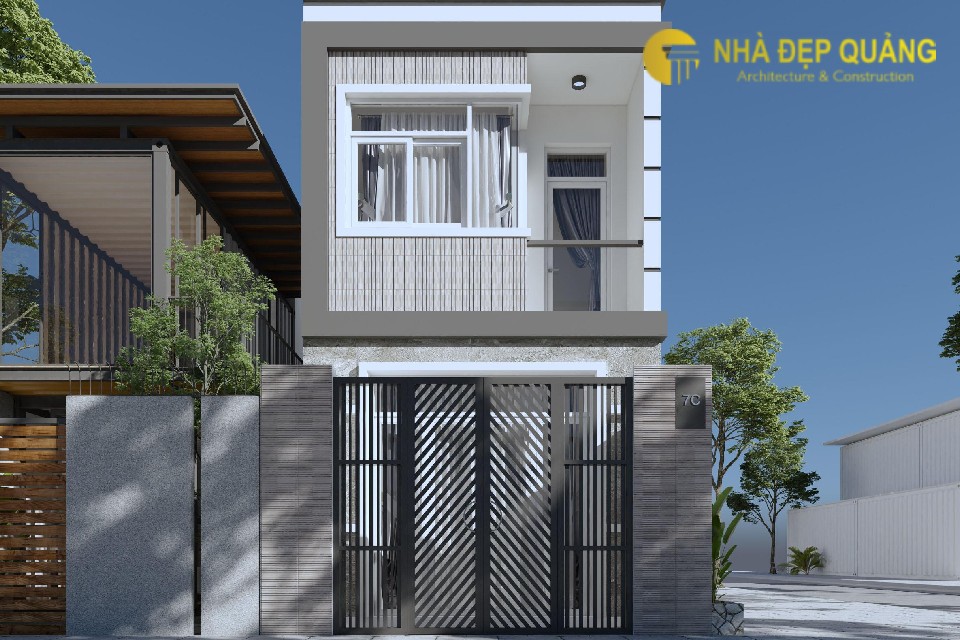 Nhà phố 2 tầng mặt tiền 4m