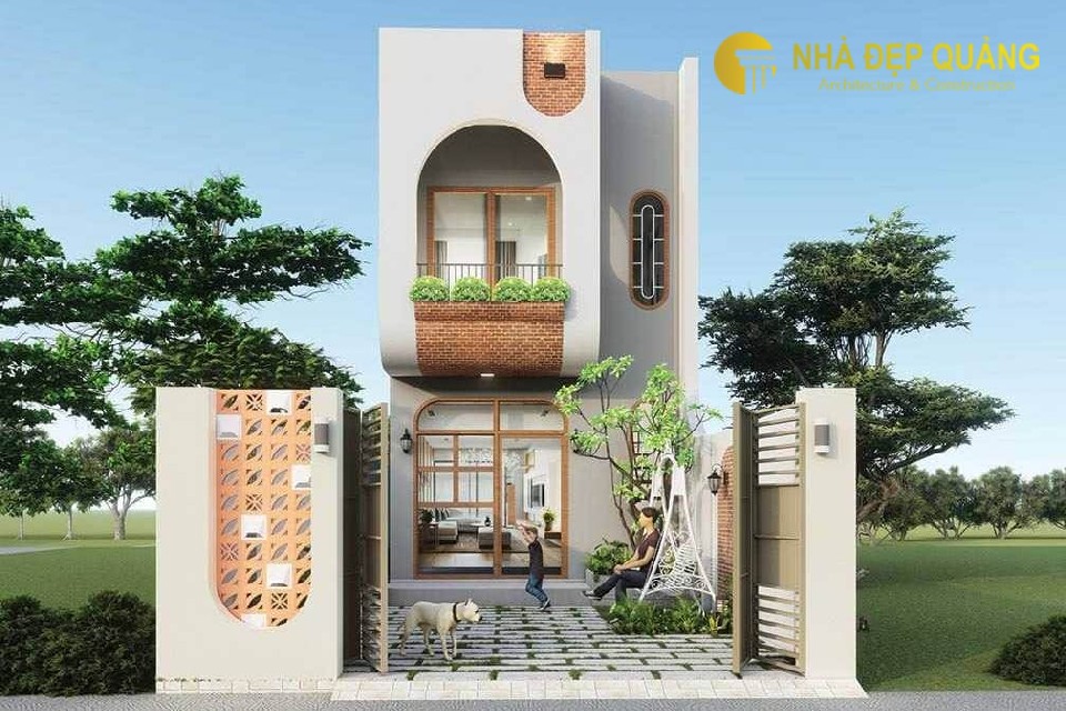 Nhà phố 2 tầng mặt tiền 4m