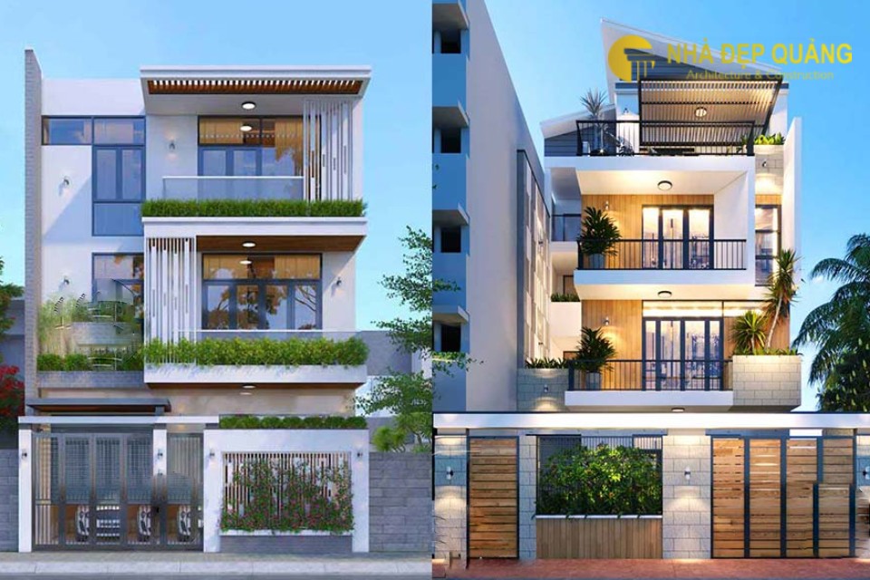 Thiết kế nhà phố 3 tầng mặt tiền 7m