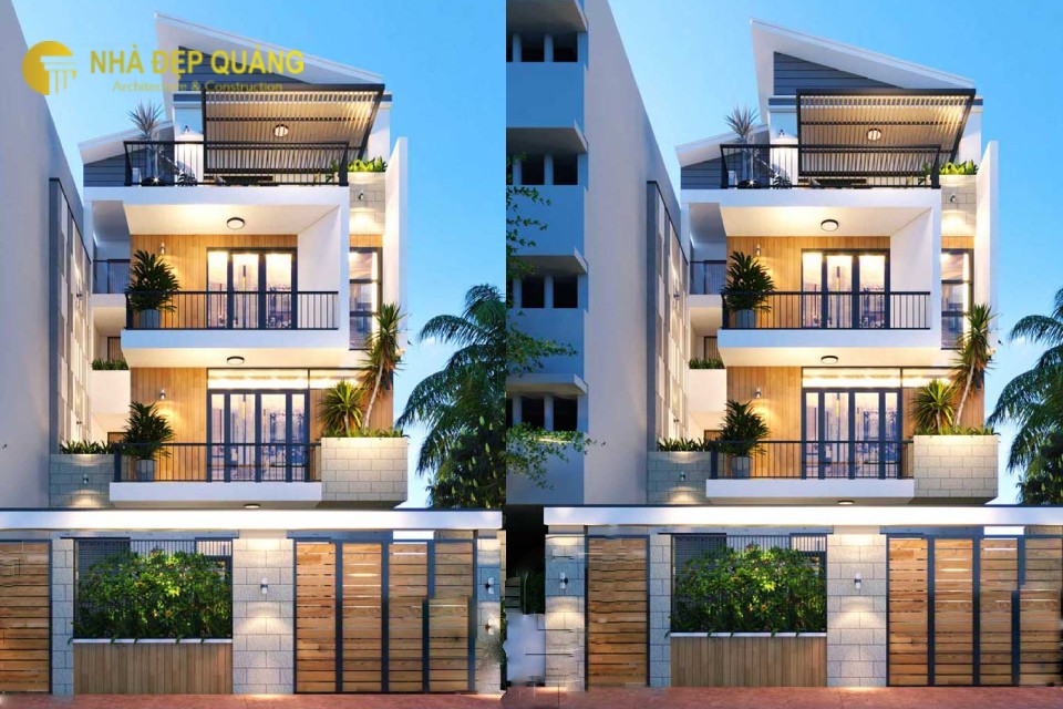 Thiết kế nhà phố 3 tầng 7x15m