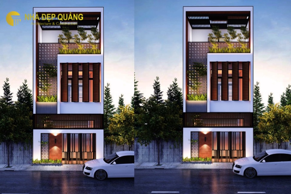 Nhà phố 3 tầng hiện đại