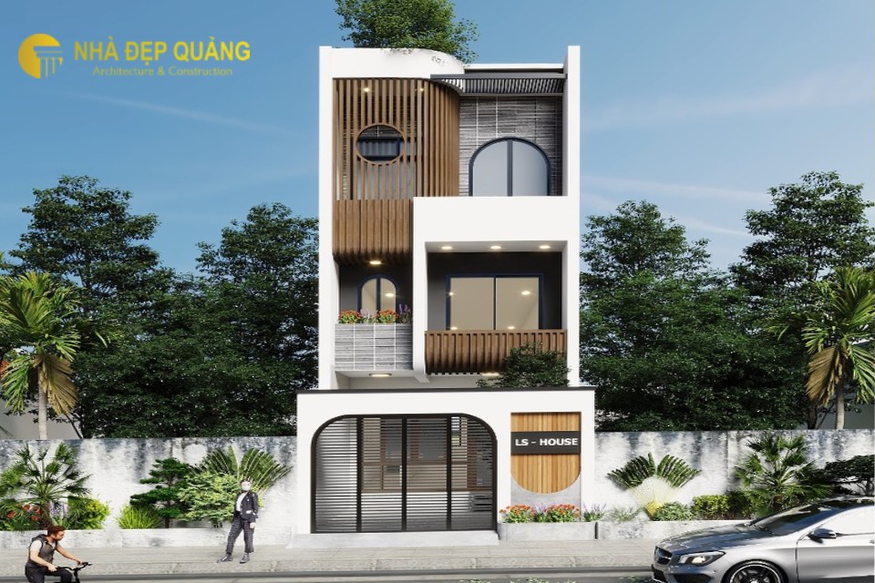 Nhà phố 3 tầng hiện đại