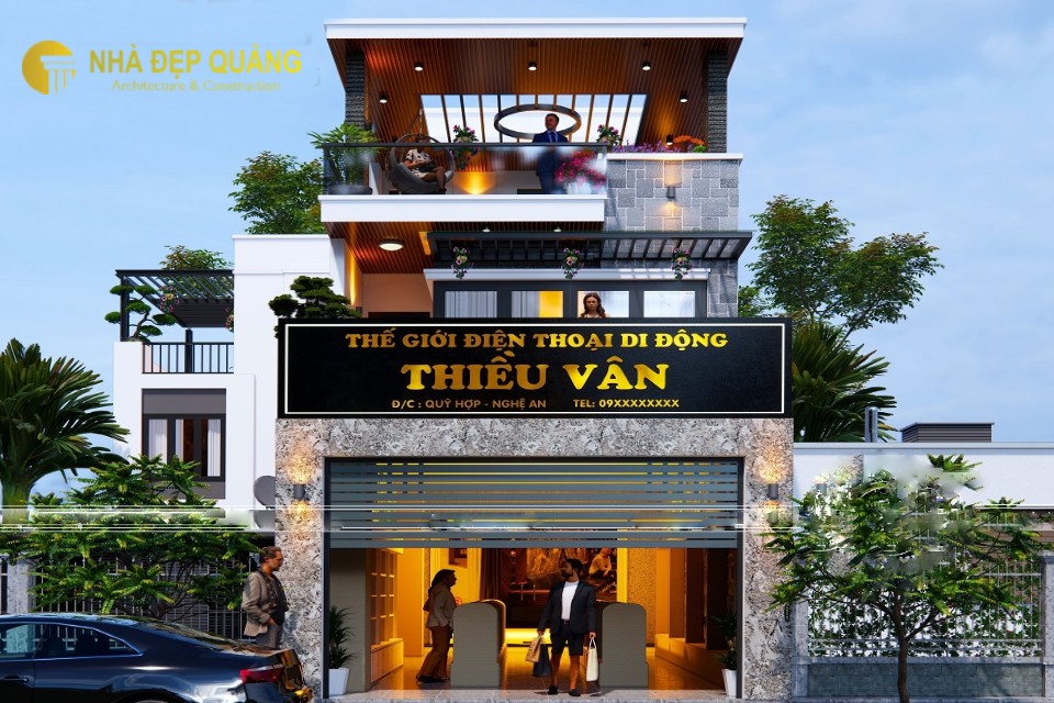Nhà phố 3 tầng kết hợp kinh doanh