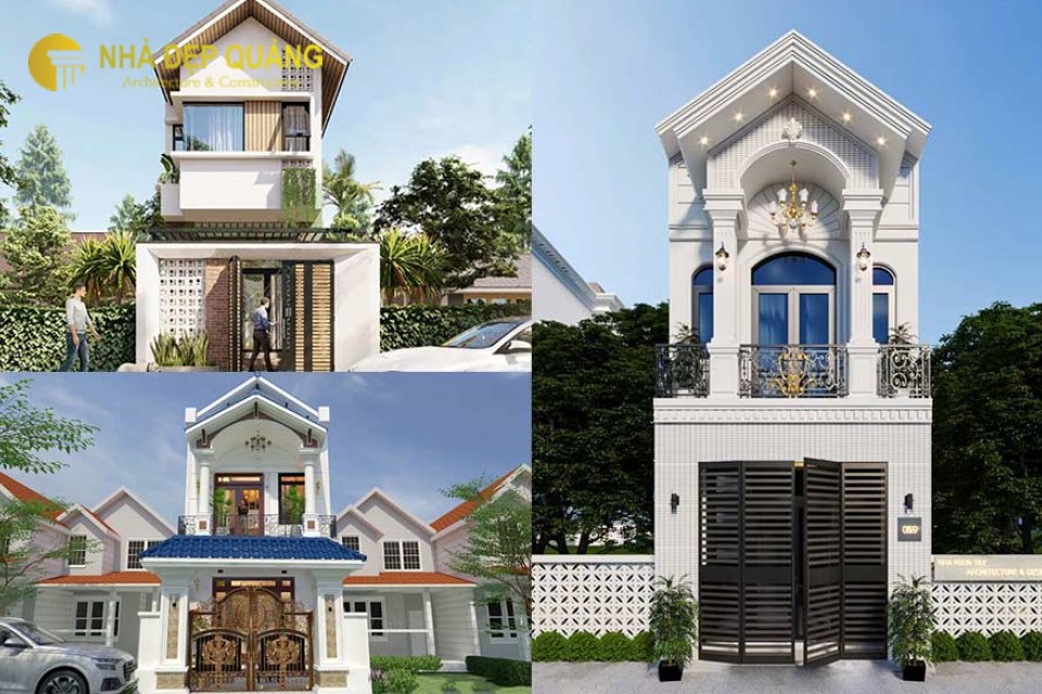 Mẫu nhà phố 2 tầng mái Thái 5x20m là lựa chọn phổ biến cho các gia đình ở đô thị, mang lại không gian sống tiện nghi