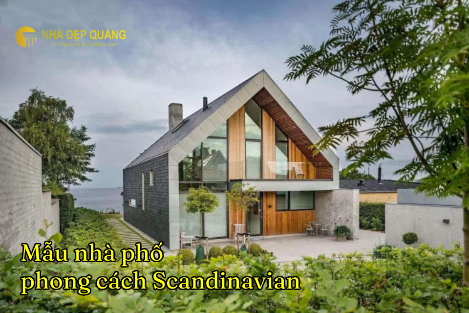 Mẫu nhà phố phong cách Scandinavian